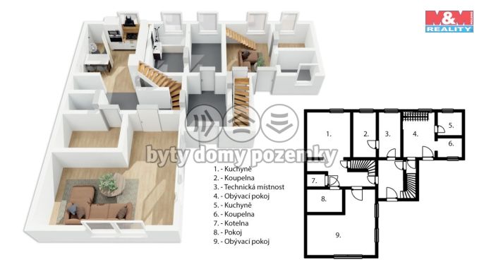 Prodej, Rodinný dům, Želízy