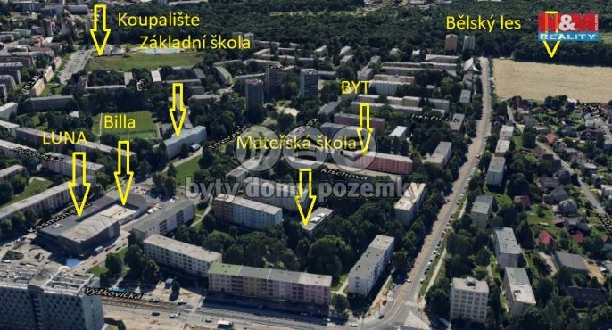 Pronájem, Byt 3+1, Ostrava