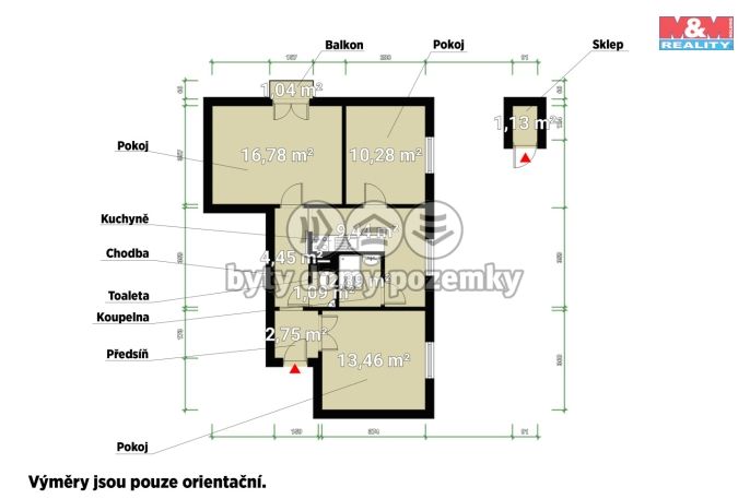 Pronájem, Byt 3+1, Plzeň