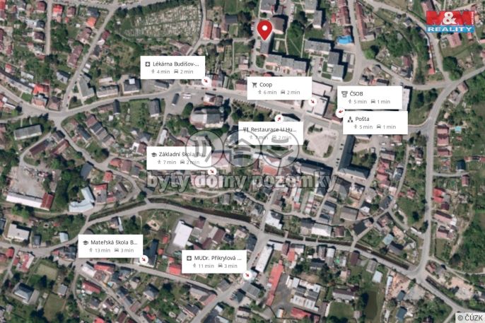 Prodej, Byt 3+1, Budišov nad Budišovkou