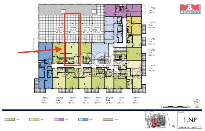Prodej, Byt 1+kk, Praha