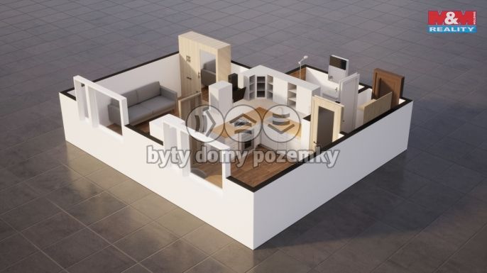 Pronájem, Byt 2+kk, Stráž pod Ralskem