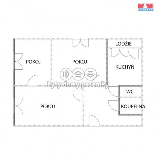 Prodej, Byt 3+1, Ostrava