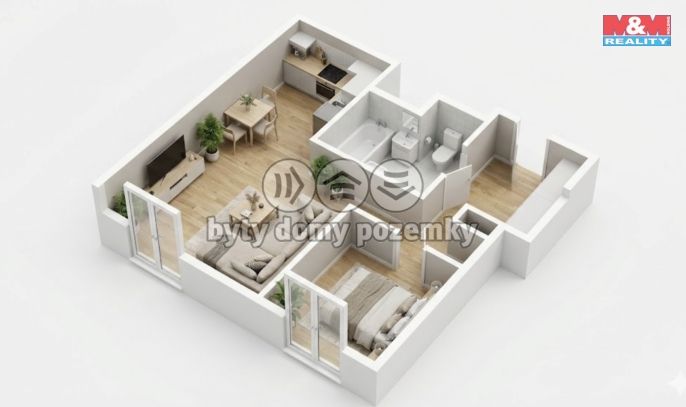 Prodej, Byt 2+kk, Praha