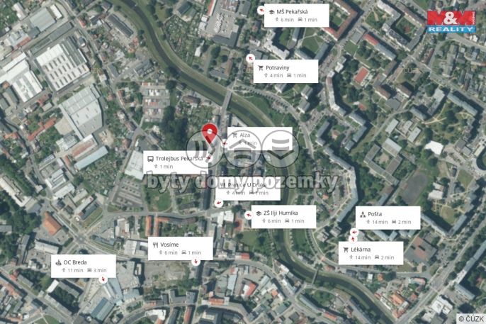 Pronájem, Byt 4+kk, Opava