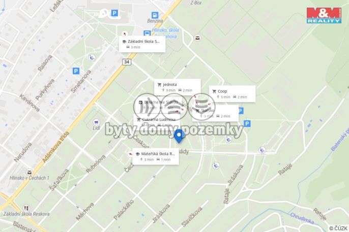 Prodej, Byt 3+1, Hlinsko