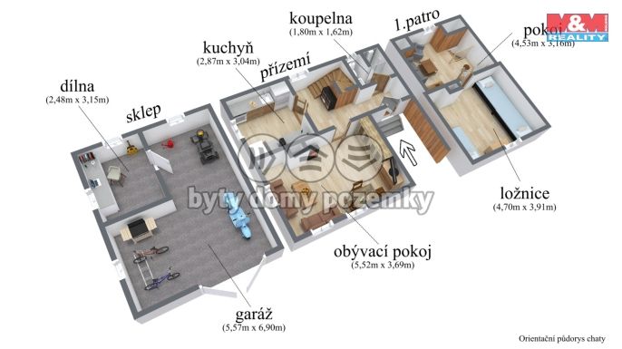 Prodej, Chata, Kalek