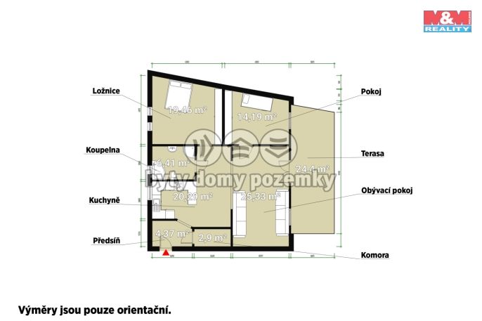 Prodej, Byt 3+kk, Plzeň