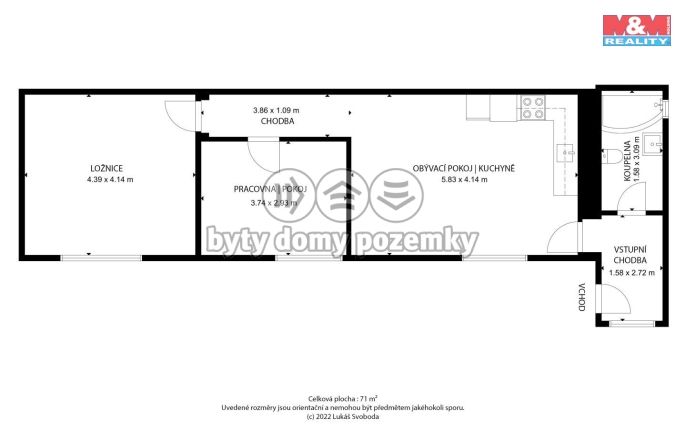 Prodej, Byt 3+kk, Ostrava