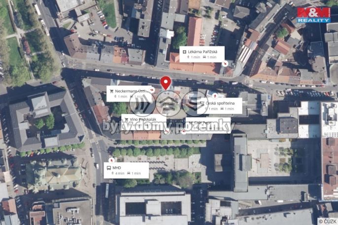 Pronájem, Obchod a služby, Ústí nad Labem