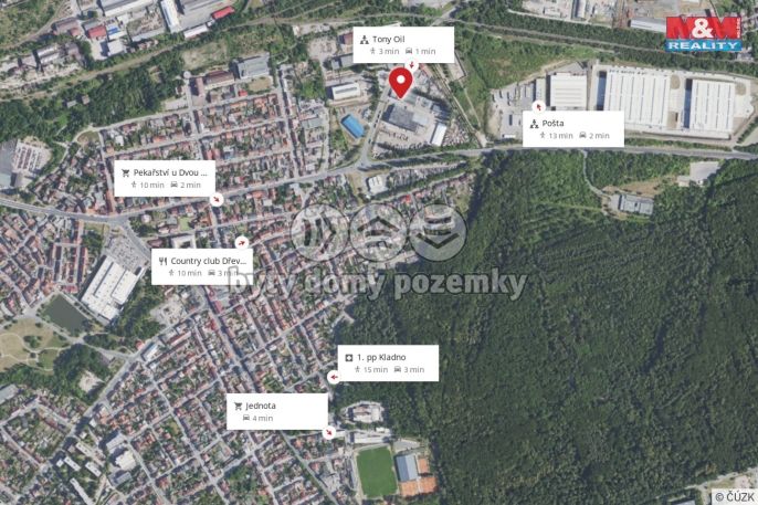 Pronájem, Obchod a služby, Kladno