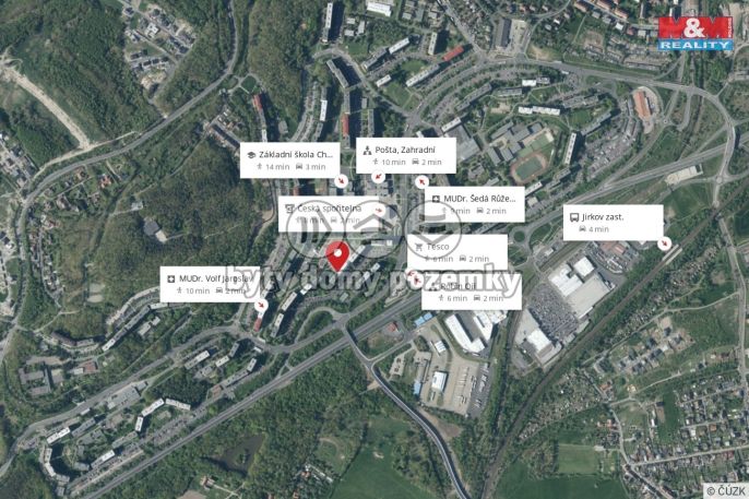 Prodej, Byt 1+1, Chomutov