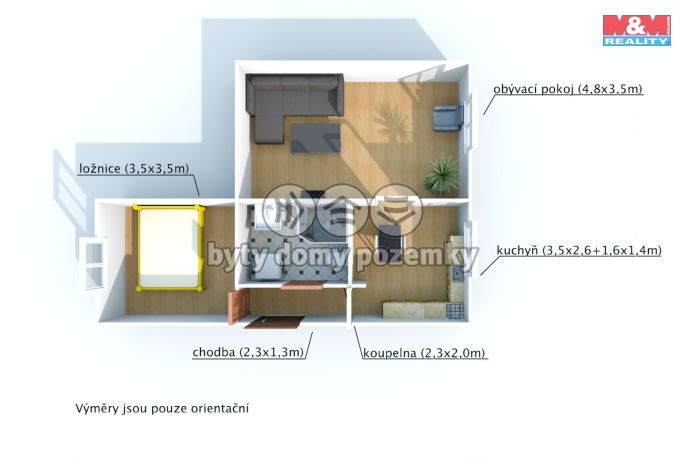 Prodej, Byt 2+1, Klatovy