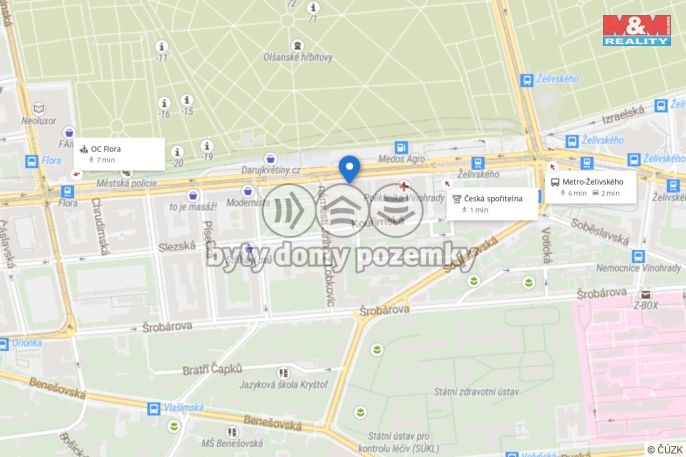 Pronájem, Byt 1+kk, Praha