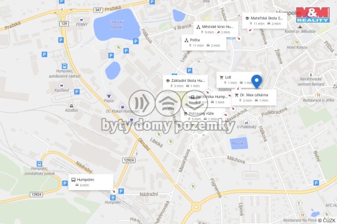 Pronájem, Byt 1+kk, Humpolec