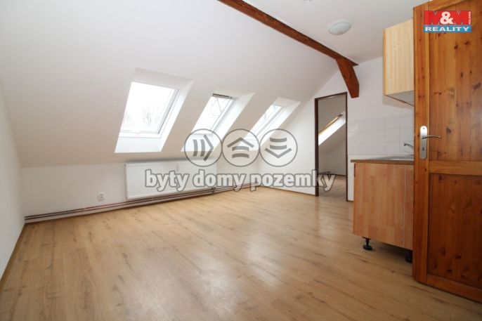 Pronájem, Byt 1+1, Cvikov