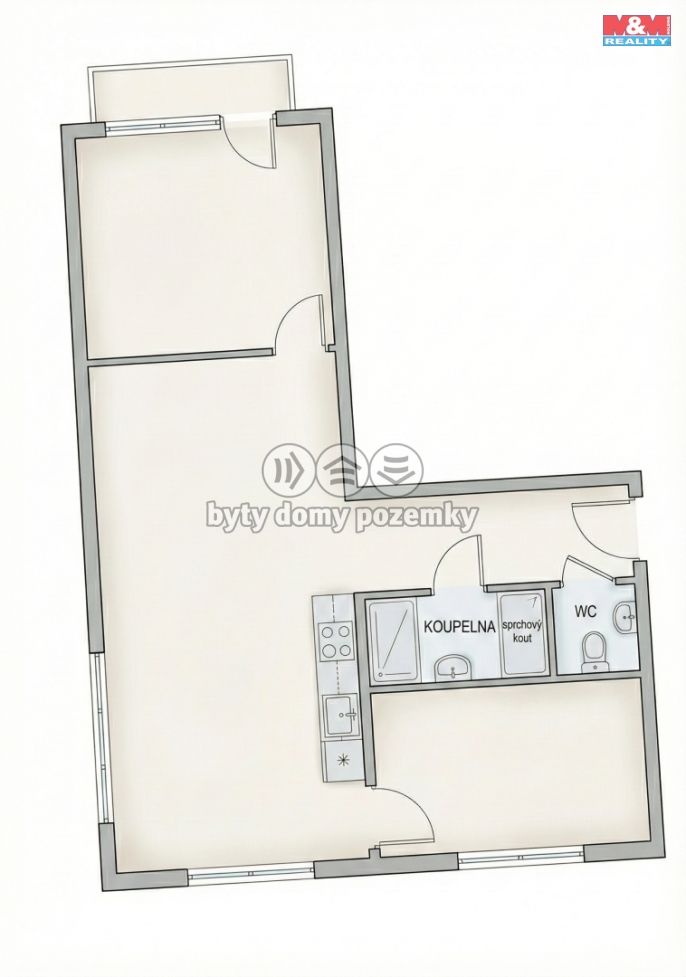 Pronájem, Byt 3+kk, Klecany