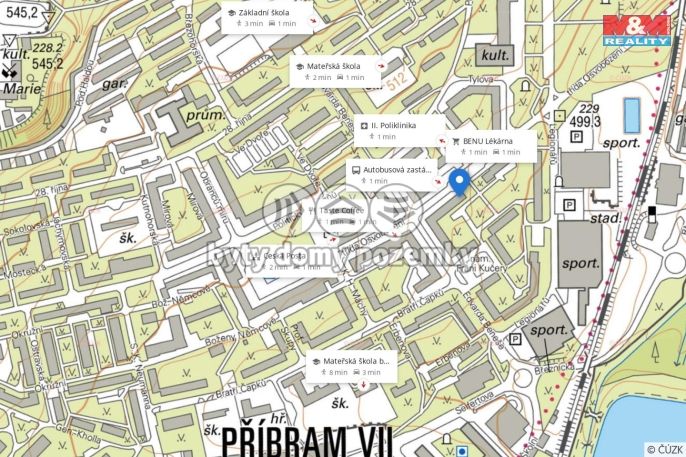 Pronájem, Byt 1+1, Příbram