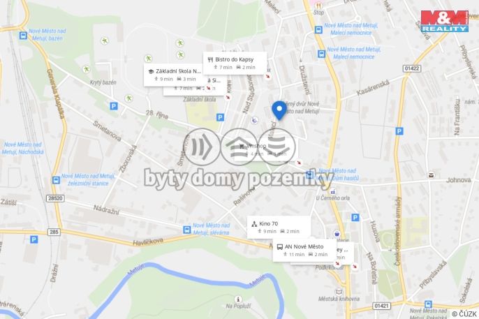 Prodej, Byt 3+1, Nové Město nad Metují