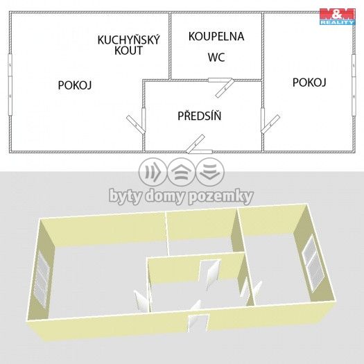 Prodej, Byt 2+kk, Česká Lípa