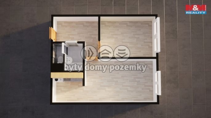 Prodej, Byt 2+kk, Libochovice