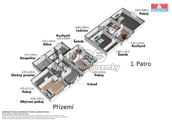 Prodej, Rodinný dům, Kamenický Šenov