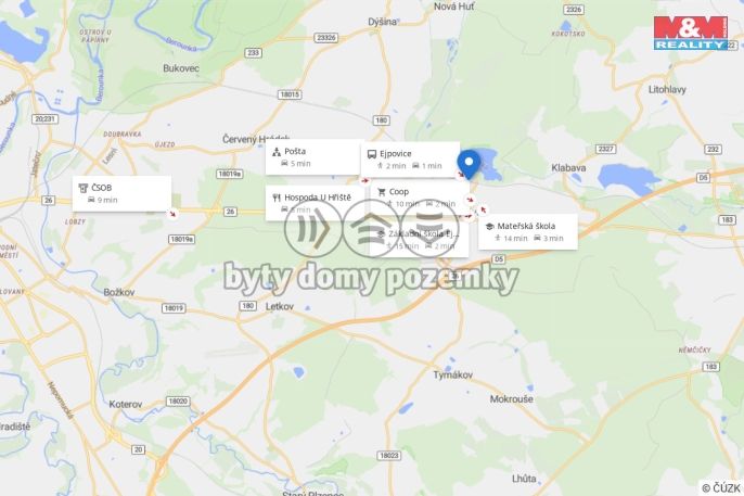 Prodej, Pozemek k bydlení, Ejpovice