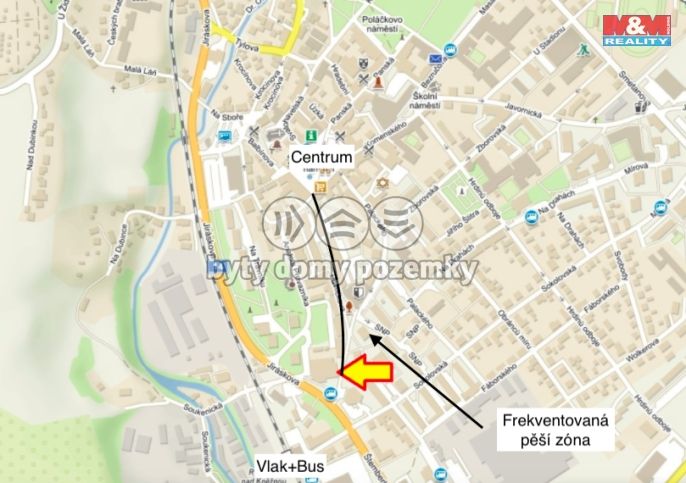 Pronájem, Kancelářský prostor, Rychnov nad Kněžnou