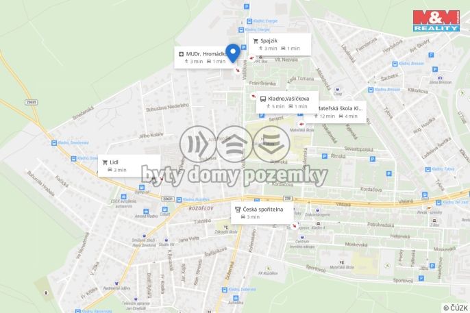 Pronájem, Byt 2+kk, Kladno
