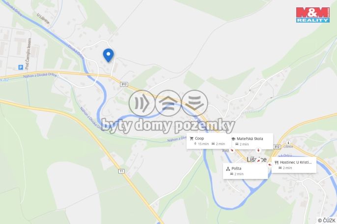 Pronájem, Byt 3+1, Líšnice