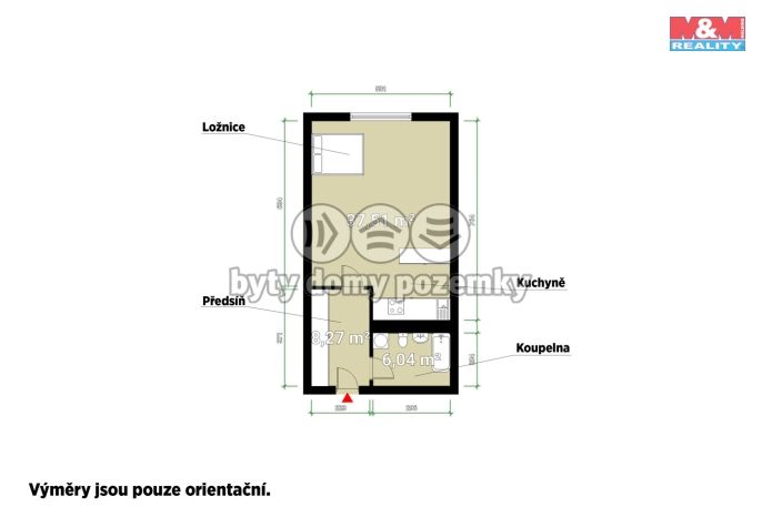 Prodej, Byt 1+kk, Plzeň