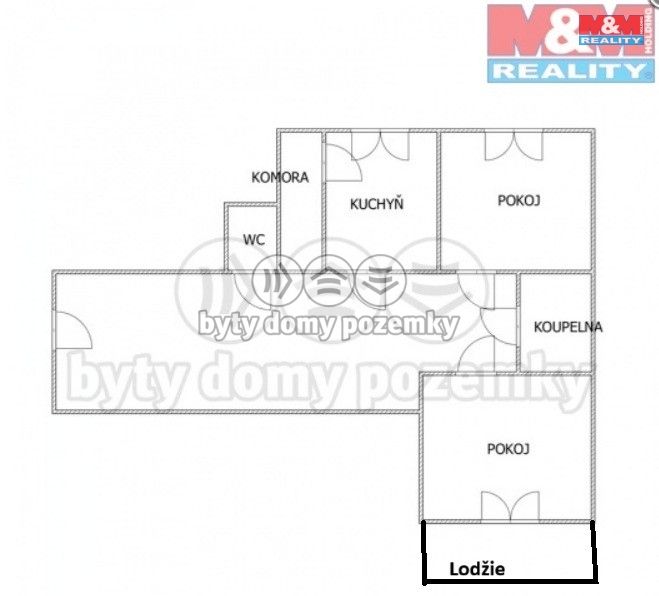 Prodej, Byt 2+1, Ostrava