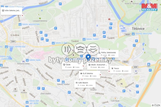 Pronájem, Byt 2+1, Sokolov