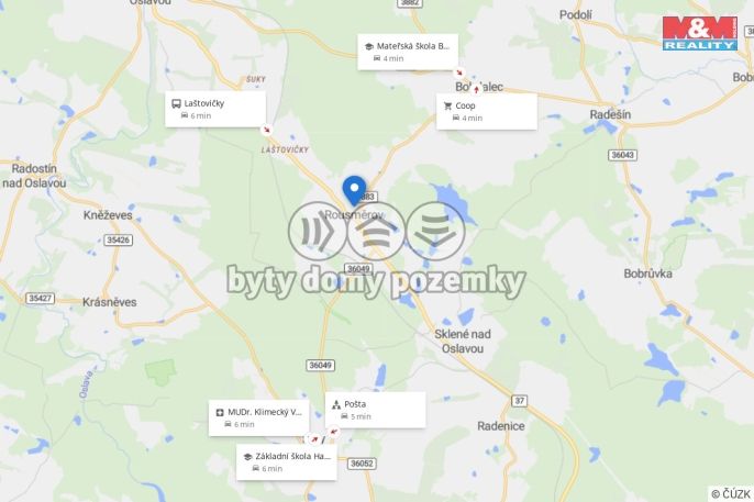 Prodej, Rodinný dům, Rousměrov