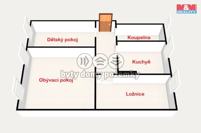 Prodej, Byt 3+1, Karlovy Vary