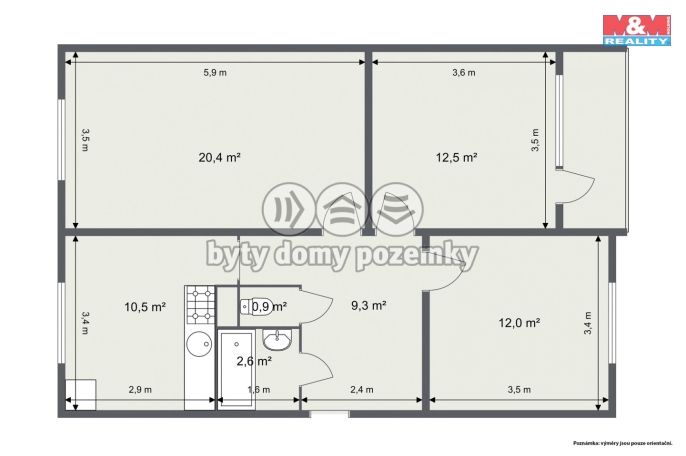 Prodej, Byt 3+1, Teplá