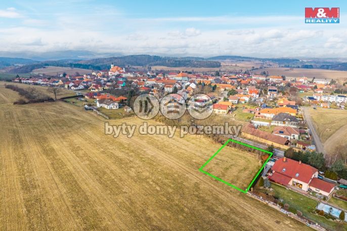 Prodej, Pozemek k bydlení, Krásná Hora nad Vltavou