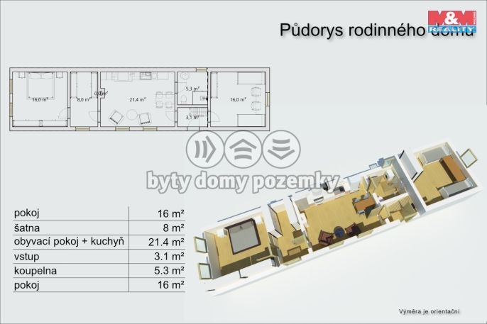 Prodej, Rodinný dům, Všestary