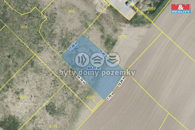 Prodej, Pozemek k bydlení, Dříteč