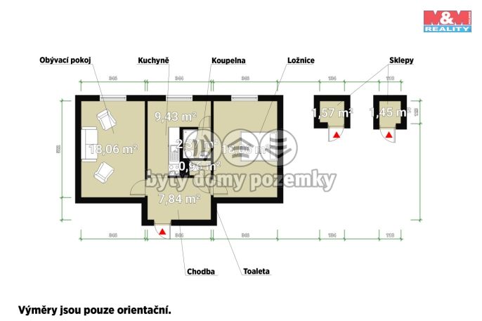 Prodej, Byt 2+1, Bor