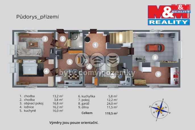 Prodej, Rodinný dům, Děkov