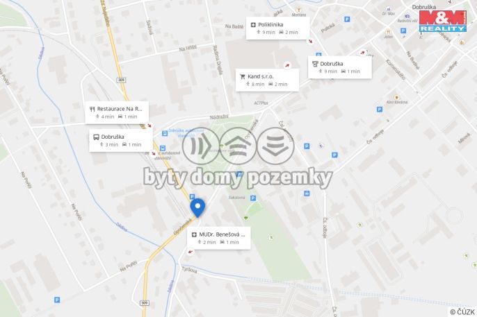 Pronájem, Byt 1+kk, Dobruška