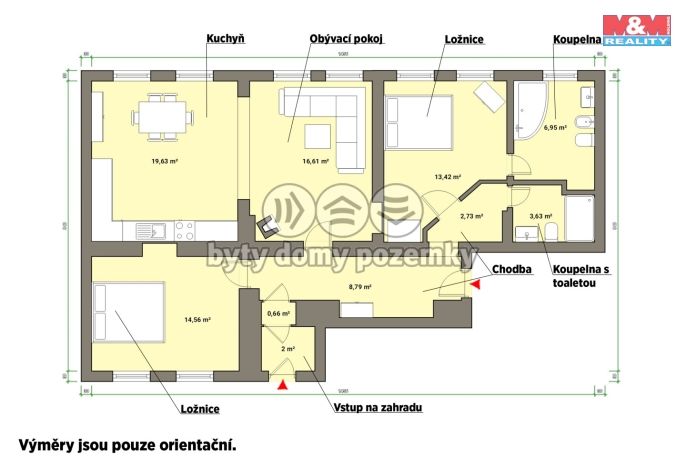 Pronájem, Byt 3+1, Mariánské Lázně