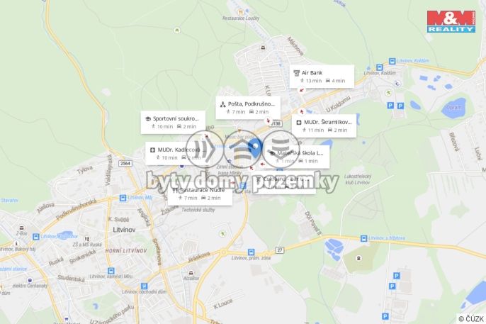 Pronájem, Byt 3+1, Litvínov