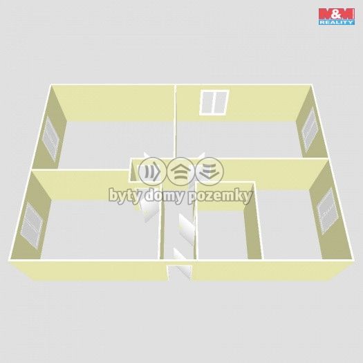 Prodej, Byt 3+1, Bílina