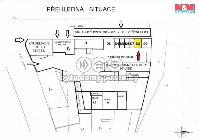 Pronájem, Sklad, Louny