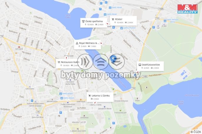 Pronájem, Byt 2+kk, Dobříš
