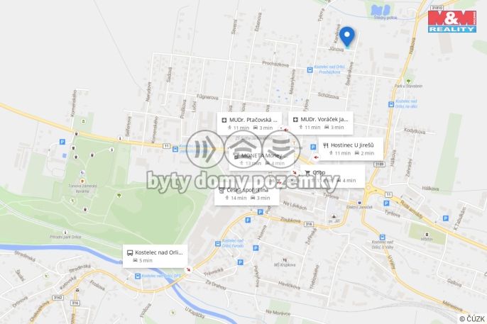 Prodej, Pozemek k bydlení, Kostelec nad Orlicí