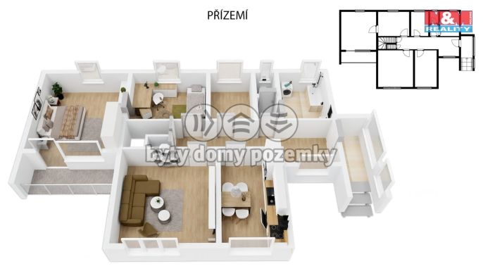 Prodej, Rodinný dům, Přistoupim