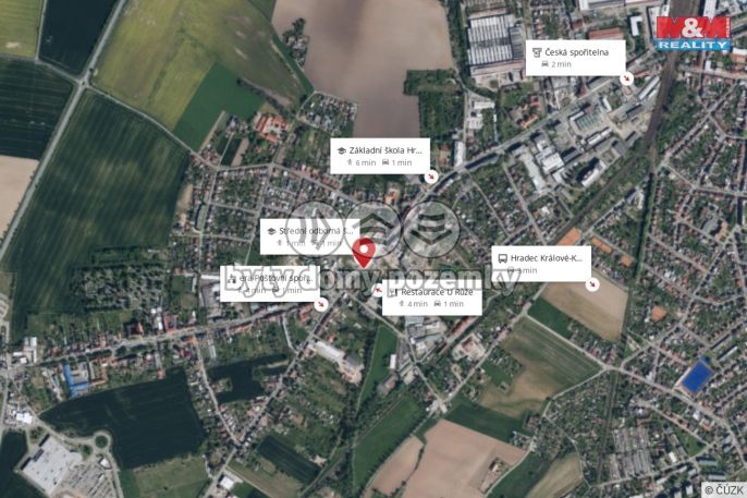 Pronájem, Byt 1+kk, Hradec Králové